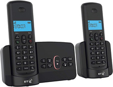 Image of Twin Handset Home Phone with Call Blocking and Answering Machine