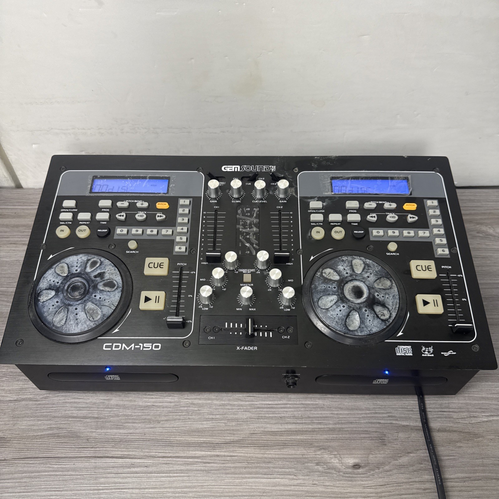 Gem Sound New York CDM-150 Dual CD Mixer W/Original Box