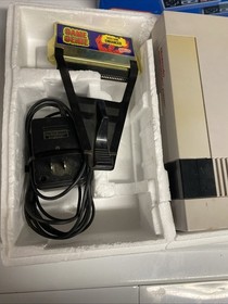 Nintendo NES Challenge Set.  Box, Manual, Console, Power Adapter And Game Genie.
