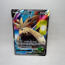 stoutland v pokemon card value Stoutland V (Full Art) 157/163 Price 2026
