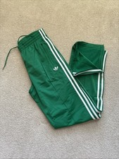 Adidas Women  s FIREBIRD CLASSIC TRACK PANTS Green Medium New