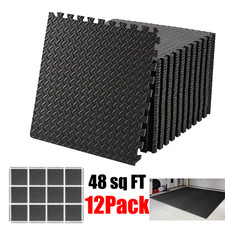12PC Interlocking EVA Foam Puzzle Mat Gym Home Exercise Flooring Tiles