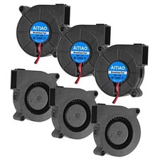 6PCS 5015 Blower Fan 5V DC Brushless Cooling Blower Fan 3D Printer 5015 5V