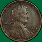 1915-S Lincoln Wheat Cent Extremely Fine XF Coin #41922