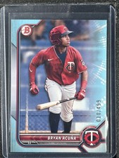 Acuna, Bryan - 2022 Bowman Draft Paper - 10/499