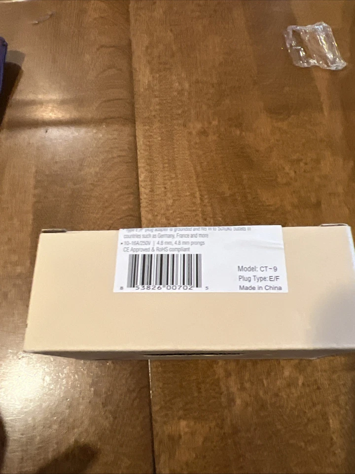 Ceptics Travel Plug Adapter For German/France + Kit 3 US Outlets,  Model CT-9 - Image 2 of 4