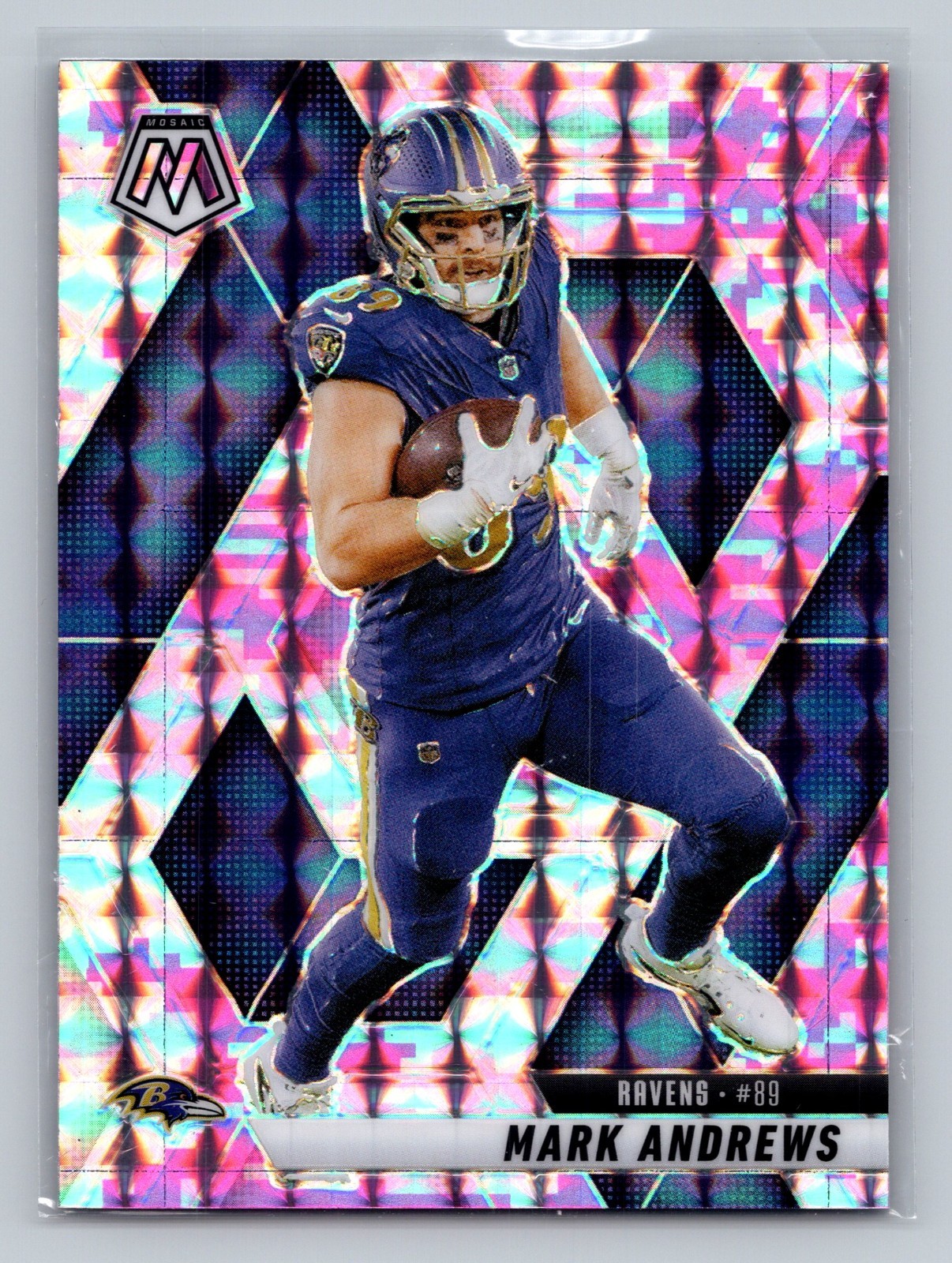 2025 Panini Mosaic -Mark Andrews #138 Camo Prink Mosaic Prizm