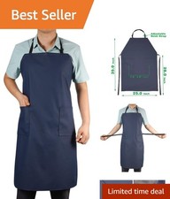 Versatile Waterproof Vinyl Apron - Ideal for Cooking, Cleaning Grooming Tasks