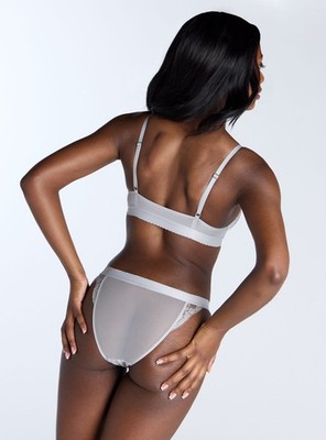 boux avenue sexy lingerie Boux Avenue strappy sexy hardware balconette bra in green - part of a set main image 1