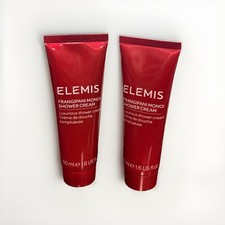  2X Elemis Frangipani Monoi Luxurious Shower Cream travel size 50ml Each Sealed