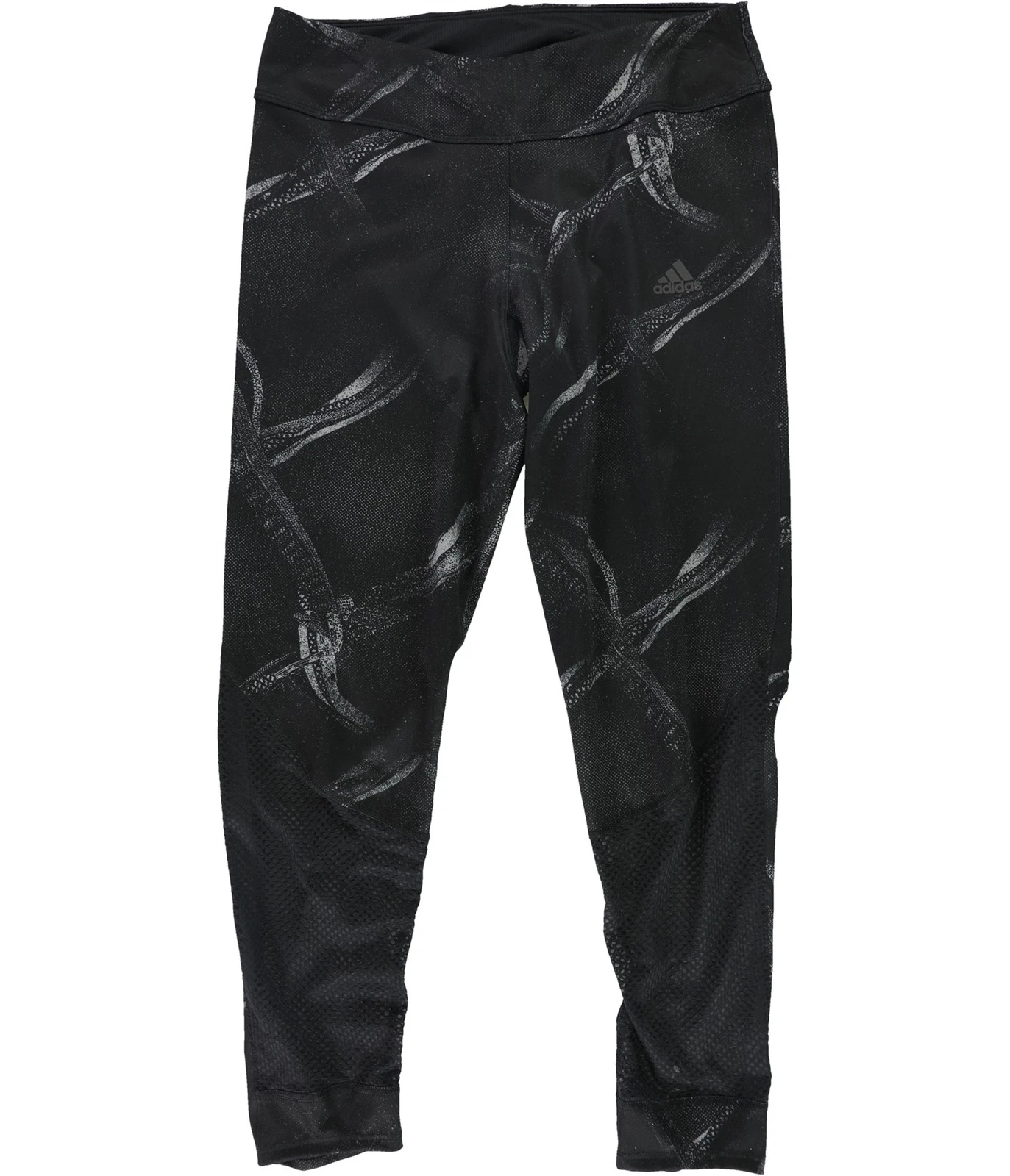 Adidas Pantaloni Sportivi Donna Bicolore Elasticizzati a Compressione Nero M