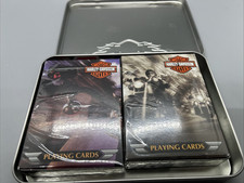 HARLEY-DAVIDSON PLAYING CARDS IN COLLECTOR TIN