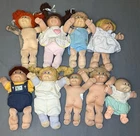 Cabbage Patch Vintage Dolls Lot of 9 Clothes and Accessories from Coleco 83-86