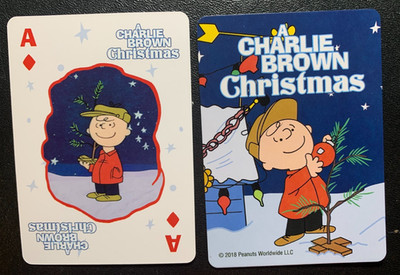 Swap Playing Card   CHARLIE BROWN CHRISTMAS    Charlie Brown VERSION 4