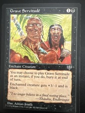 VINTAGE~MTG🌟Grave Servitude🌟MAGIC the Gathering~1996