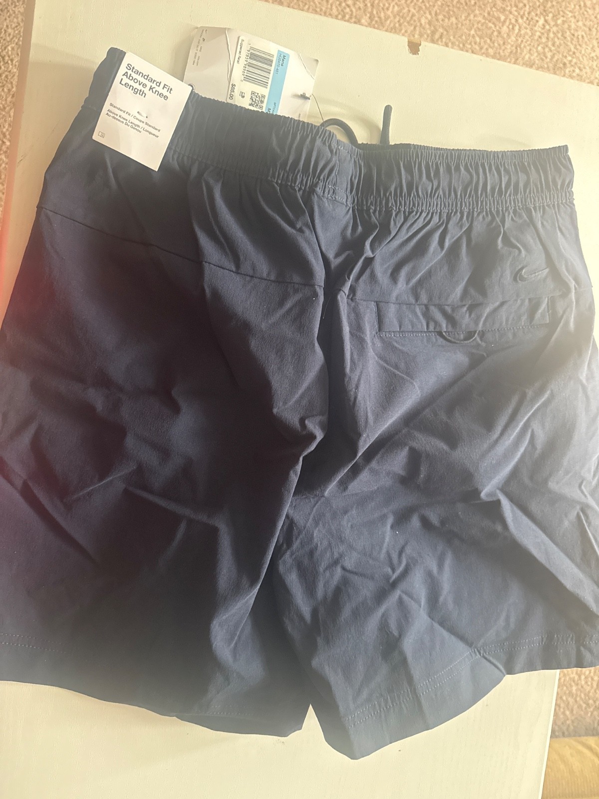 $85 Nike Men's Tech Woven Shorts 7" - HQ0470451 - Navy - Med