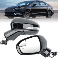 Driver Side Mirror Assembly Compatible with 2016-2022 Ford Fusion with Heated...