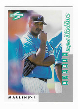 1998 Score Baseball Card Rafael Medina Florida Marlins #RT235 Rookie RC Traded. rookie card picture