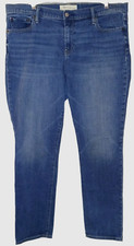 GAP 1969 16/33R Gap for Good Dark Indigo High Rise Real Straight Jeans 28" ins