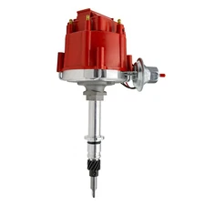 HEI Ignition Distributor for AMC Jeep Inline6 232 3.8L 242 4.0L 258 4.2L Red Cap
