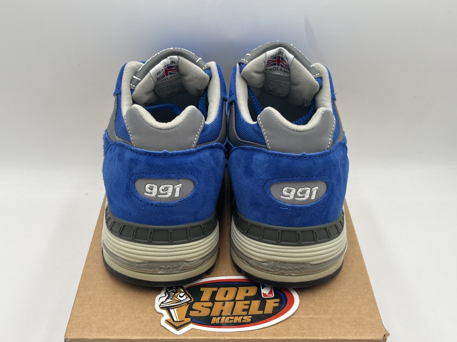 New Balance 991 Blue Authentic Size 10.5 2019 Runner Trainer Authentic