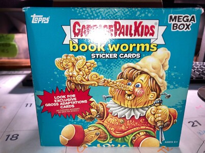 Garbage Pail Kids, Book Worms Sticker Cards, Pick Your Card