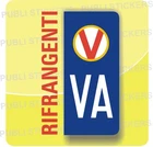 EUROPEAN LICENSE PLATE STICKER FOR CAR OR TRUCK WITH SYMBOL VARESE AND PROVINCE, COAT OF ARMS