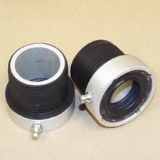 TEN FACTORY OUTER AXLE TUBE SEALS FITS JEEP DANA 30 44 FRONT WRANGLER - GREY