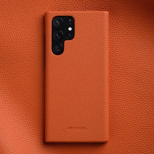 Melkco Premium Genuine Leather Case For Samsung Galaxy S23 Ultra S22 Back Cover - Picture 32 of 32
