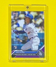 2023 MLB Topps Now James Outman Rookie PURPLE PARALLEL /25 SSP Dodgers #306 RC🔥