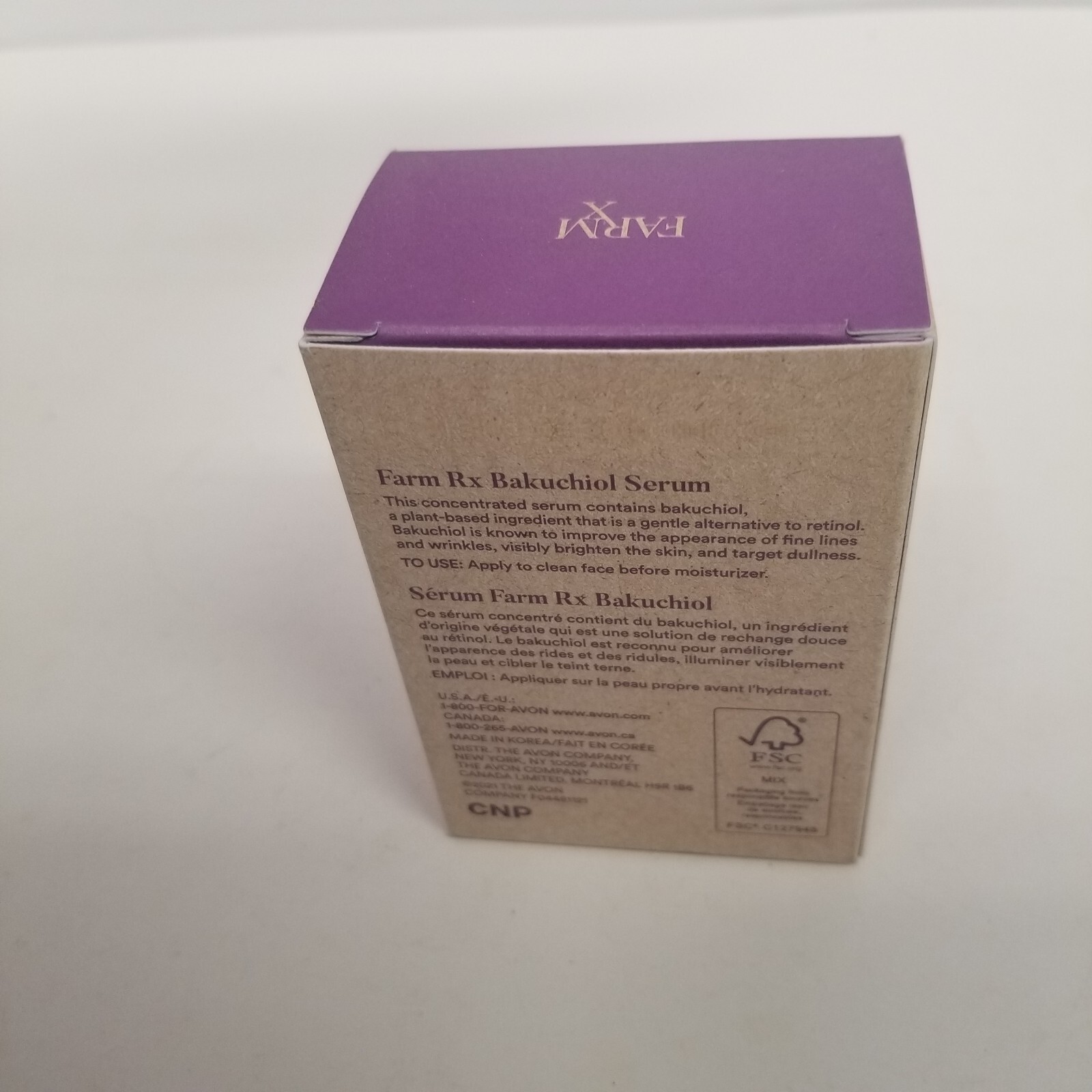 AVON+FARMX+BAKUCHIOL+SERUM+IN+BO+OZ for sale online eBay