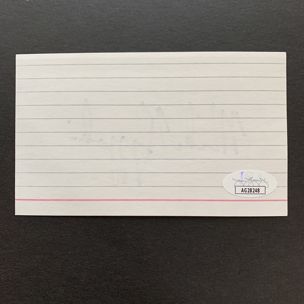 Mike Krzyzewski Signed Autographed 3x5 Coach K Duke Basketball