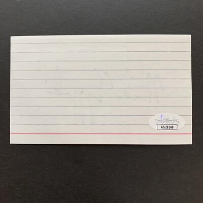 Mike Krzyzewski Signed Autographed 3x5 Coach K Duke Basketball