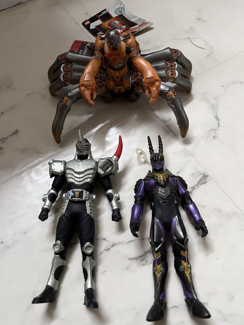 3-Piece Set Kamen Rider Ryuki Figure Soft Vinyl Mirror Monster