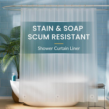 Long 72 X 78 Plastic inside Shower Curtain Liner Frosted Waterproof PEVA Shower
