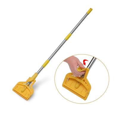Mop Handle 61'' Wet Mops Heavy Duty Loopend String Mop Head Surface Floor Cleaner