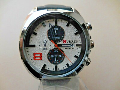 CURREN-8 HERREN UHR, DATUMSANZEIGE, PRÄZISE CHRONOMETER, SEHR GUTER ZUSTAND & FUNKTIONEN