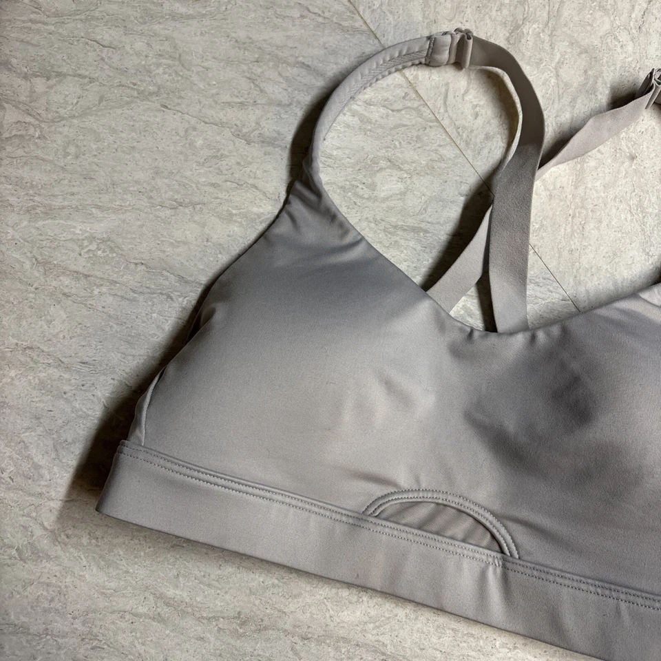 Victoria's Secret Victoria Sport Wireless Crossback Sports Bra Light Gray Small - Image 2 of 4