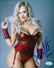 Scarlett Bordeaux WWE ROH Wrestler Signed 8x10 Glossy Photo JSA Authenticated