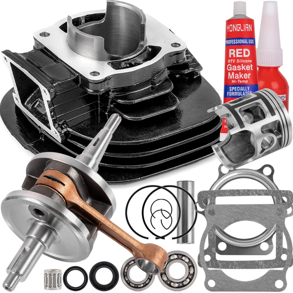 For Yamaha Blaster 200 Piston Cylinder Crank Shaft Rebuild Gasket Seal Kit 66mm - Image 4 of 4