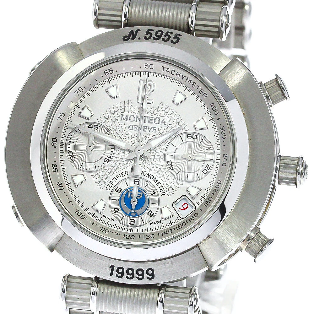 MONTEGA Geneve R9 MC01 Chronograph Silver Dial Automatic Men