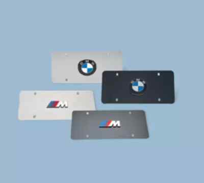 Genuine BMW License Plate Frame Finishing Caps Set Of 4 82120440441 | eBay