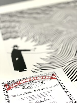 トムヨーク／ジ・イレイザーB2 告知ポスターStanley Donwoodアート トムヨーク／ジ・イレイザーB2 告知ポスターStanley Donwoodアート