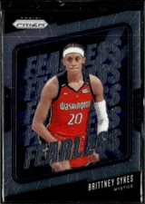 2024 Panini WNBA Prizm Fearless Brittney Sykes Washington Mystics #15