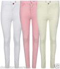 Skinny Ladies Jeans Stretchy Jeggings Woman New Fit Coloured Trousers Size 6 ,14