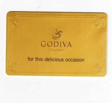 Godiva Gift Card - Chocolates - Delicious Occasion - No Value - I Combine Ship