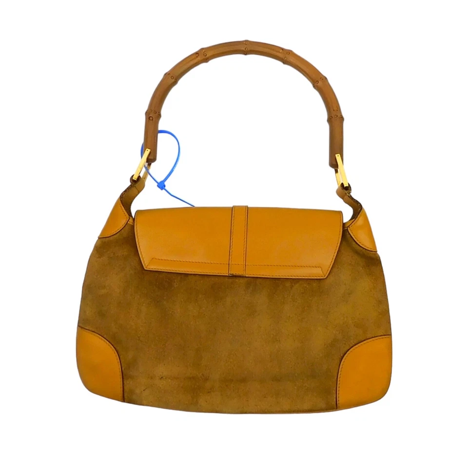 Bolso hobo raro Gucci por Tom Ford usado en excelente estado pequeño Jackie 1961 mango de bambú principios de 2000 Foto 2 de 4