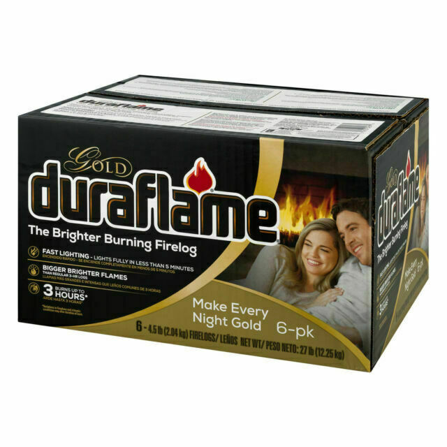 Duraflame 4577 Ultra-Premium Gold Firelogs - Pack of 6 for sale online |  eBay