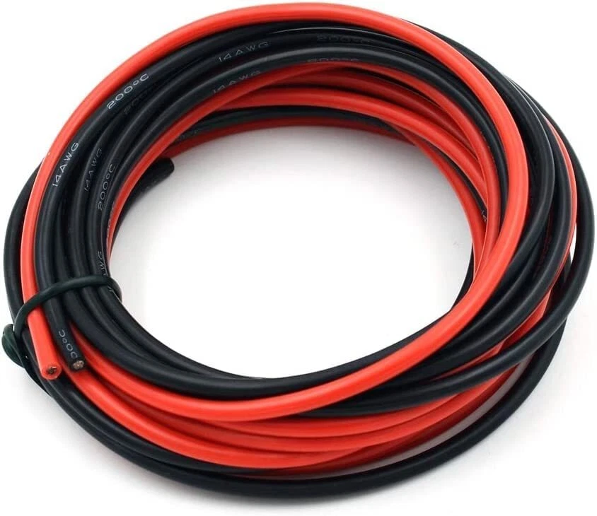 Cable de silicona de 5m 14 AWG | Flexible, resistente al calor para proyectos... - Imagen 2 de 4