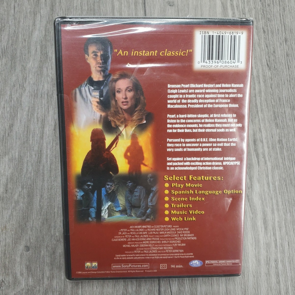 Apocalypse DVD NEW 2004 Richard Nester & Leigh Lewis | eBay